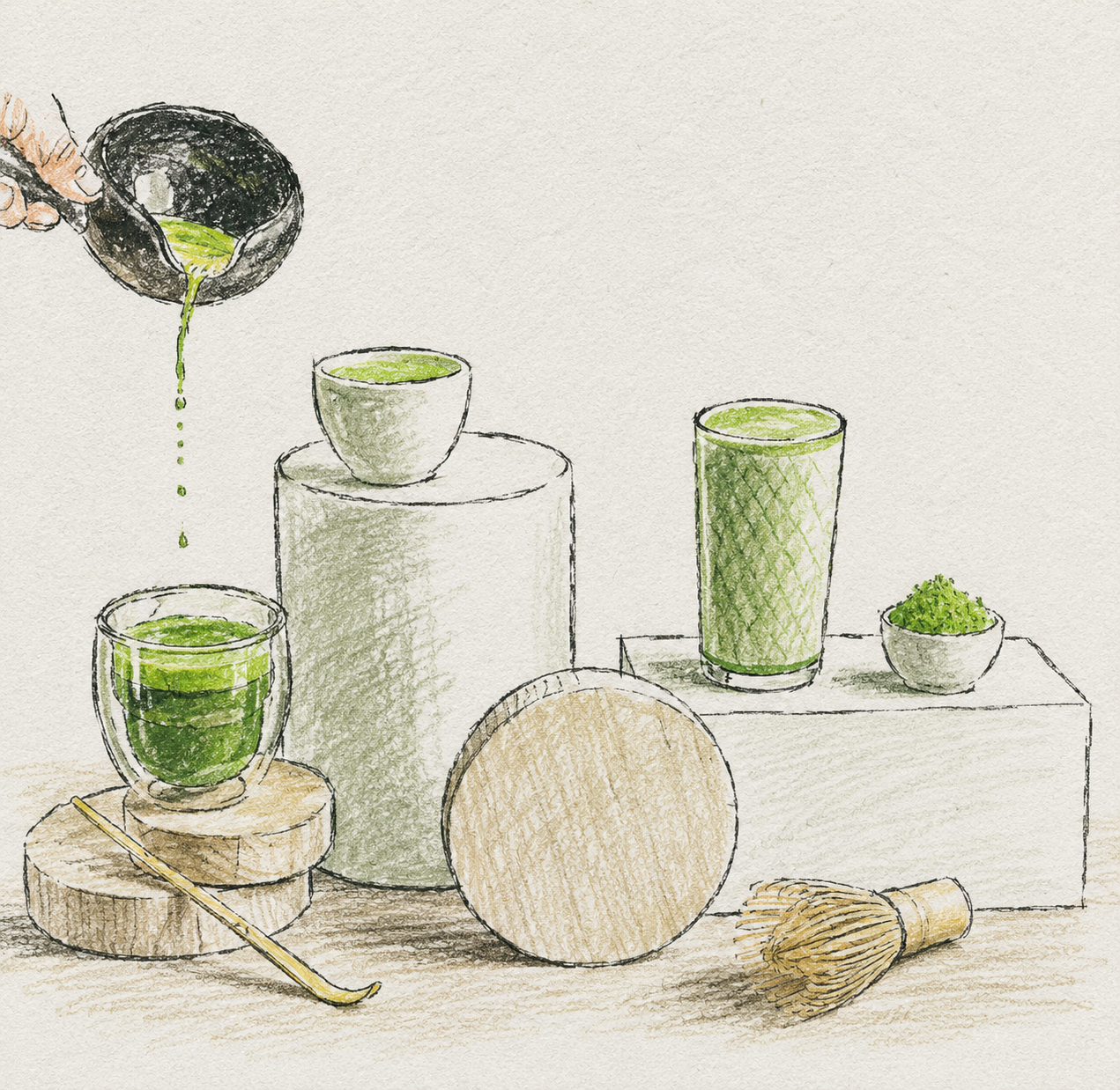 Wholesale matcha supply setup for cafes