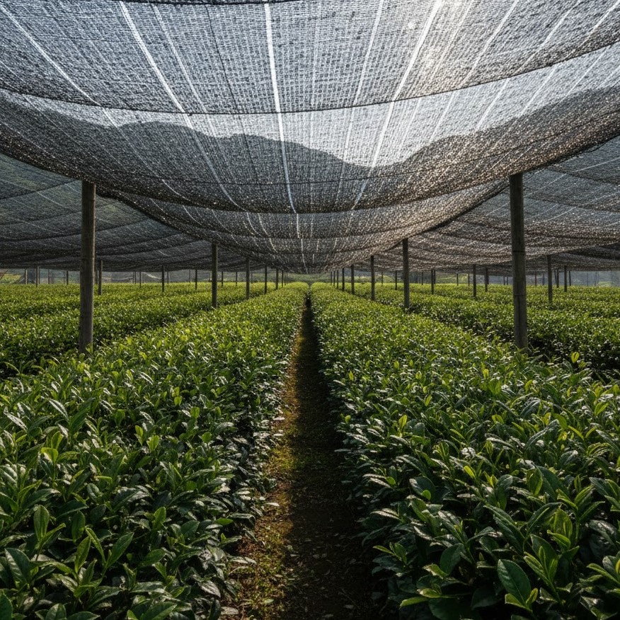 Matcha farm landscape