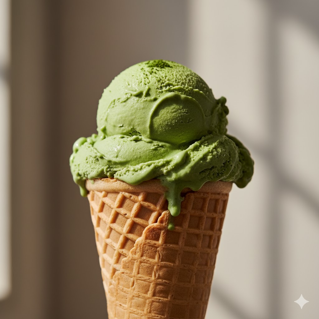 Ice Cream: matcha frozen desserts